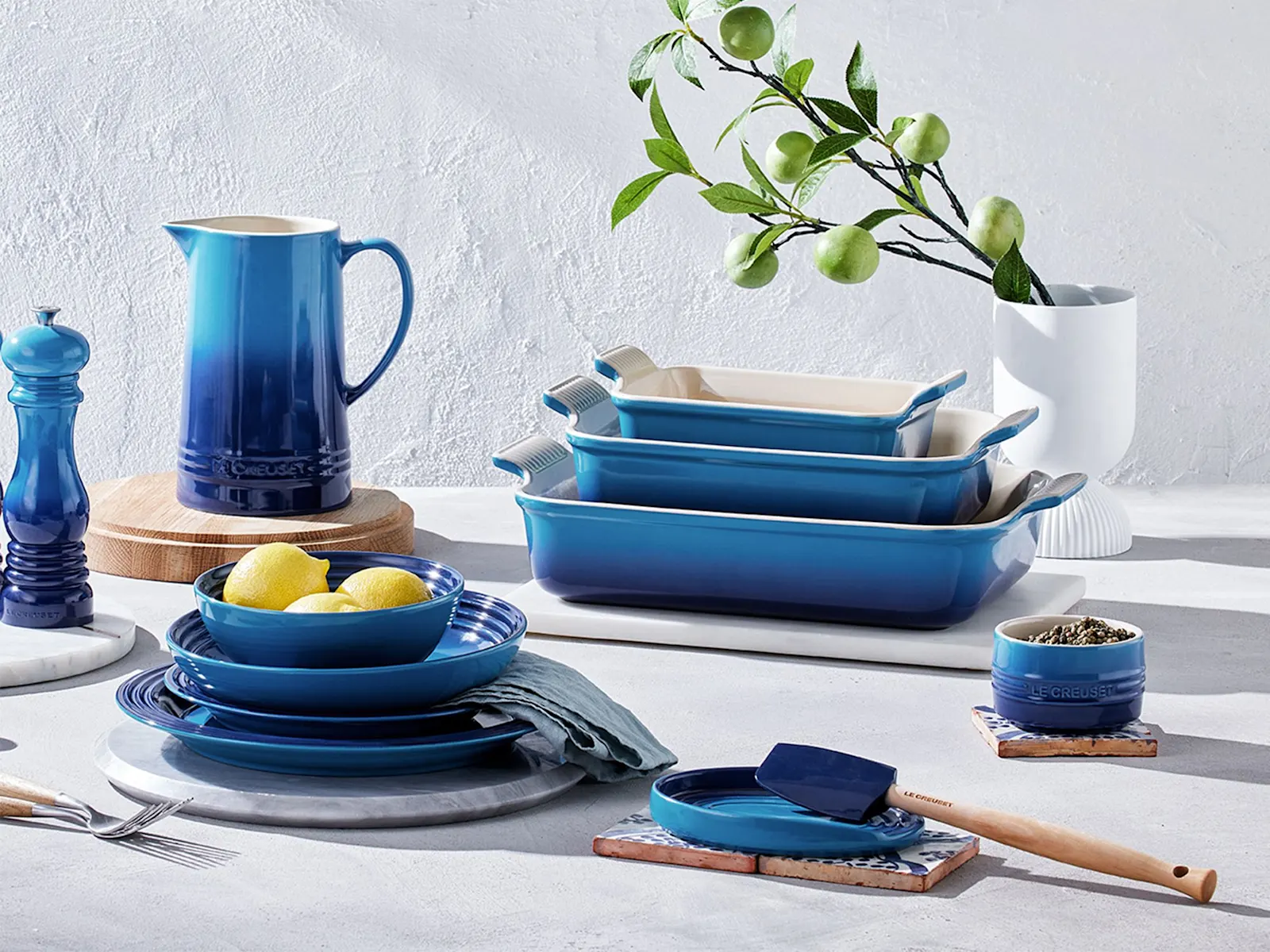 Le Creuset Azure Blue Buy Le Creuset Azure Blue Cookware